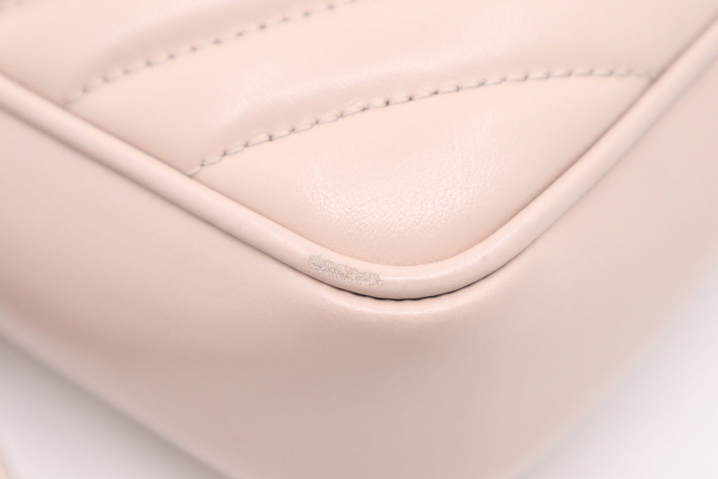 YSL Saint Laurent Lou Camera Bag in Nude Pink Leather