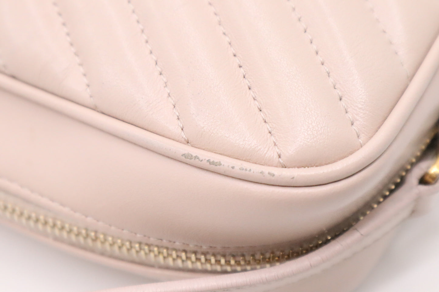 YSL Saint Laurent Lou Camera Bag in Nude Pink Leather
