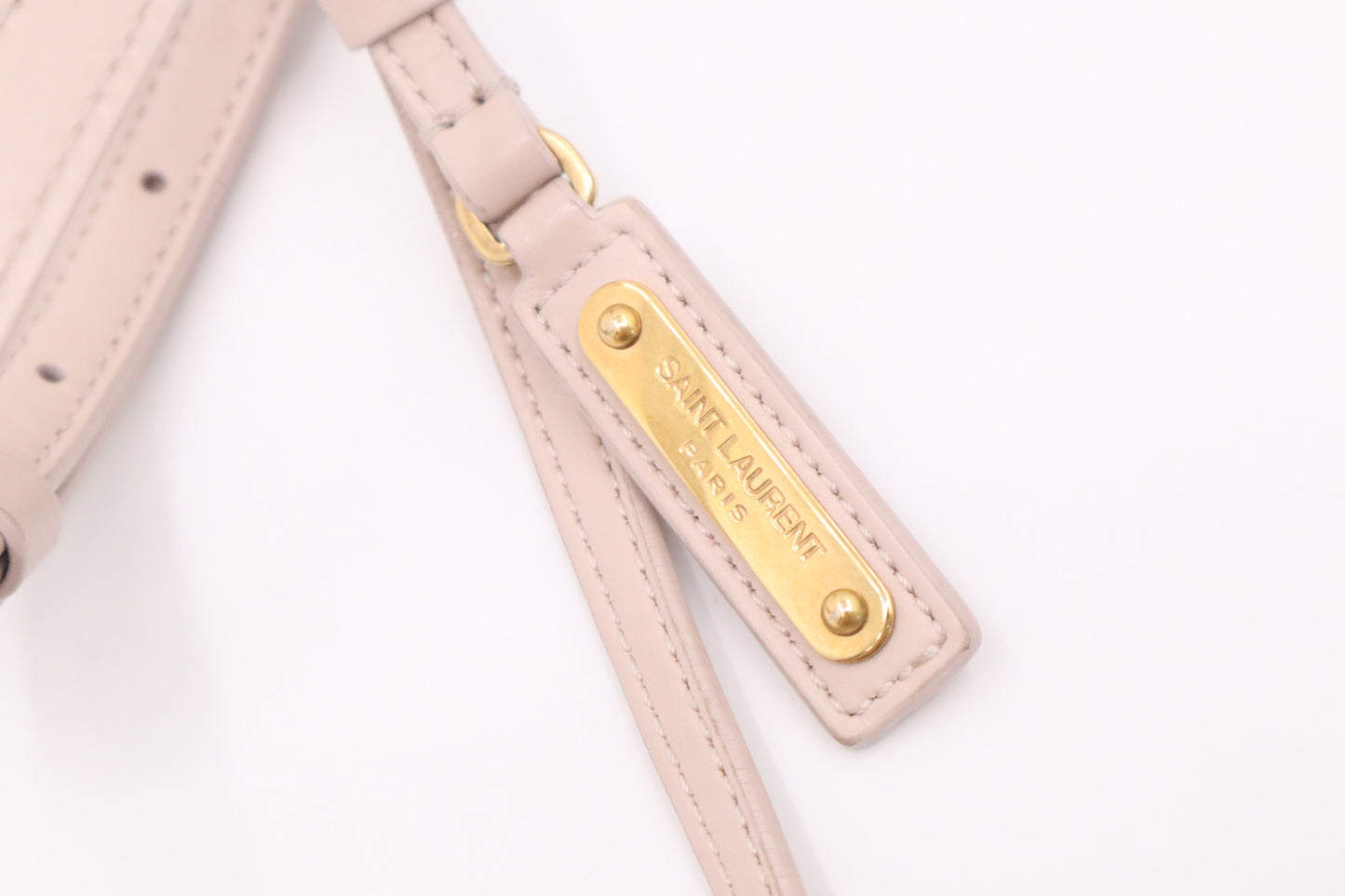 YSL Saint Laurent Lou Camera Bag in Nude Pink Leather