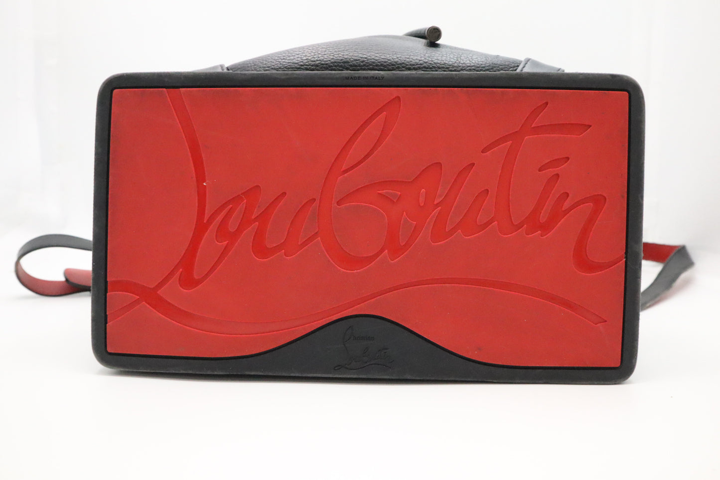 Louboutin Backpack in Black Studded Leather