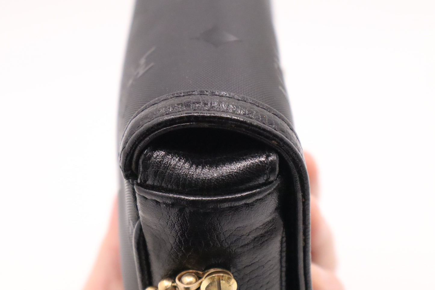 MCM Mini Crossbody Bag in Black Canvas