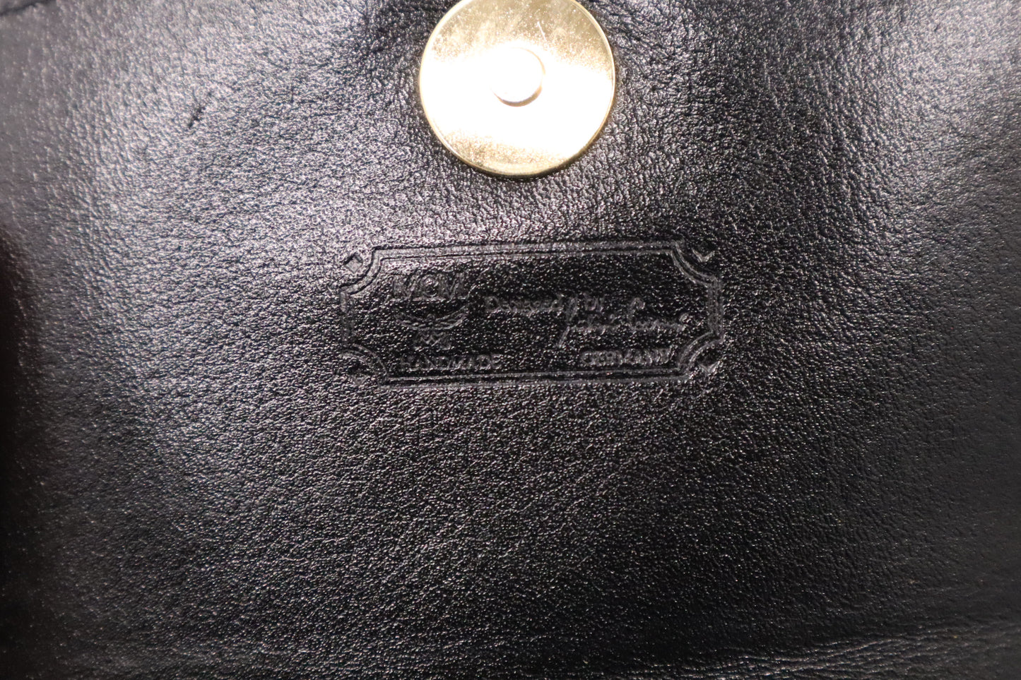 MCM Mini Crossbody Bag in Black Canvas