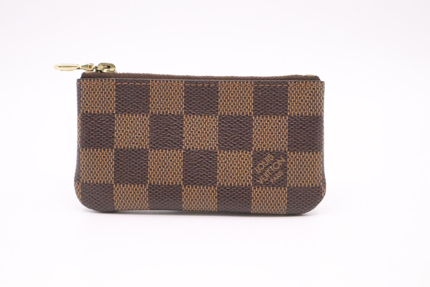 Louis Vuitton Pochette Cles in Damier Ebene Canvas