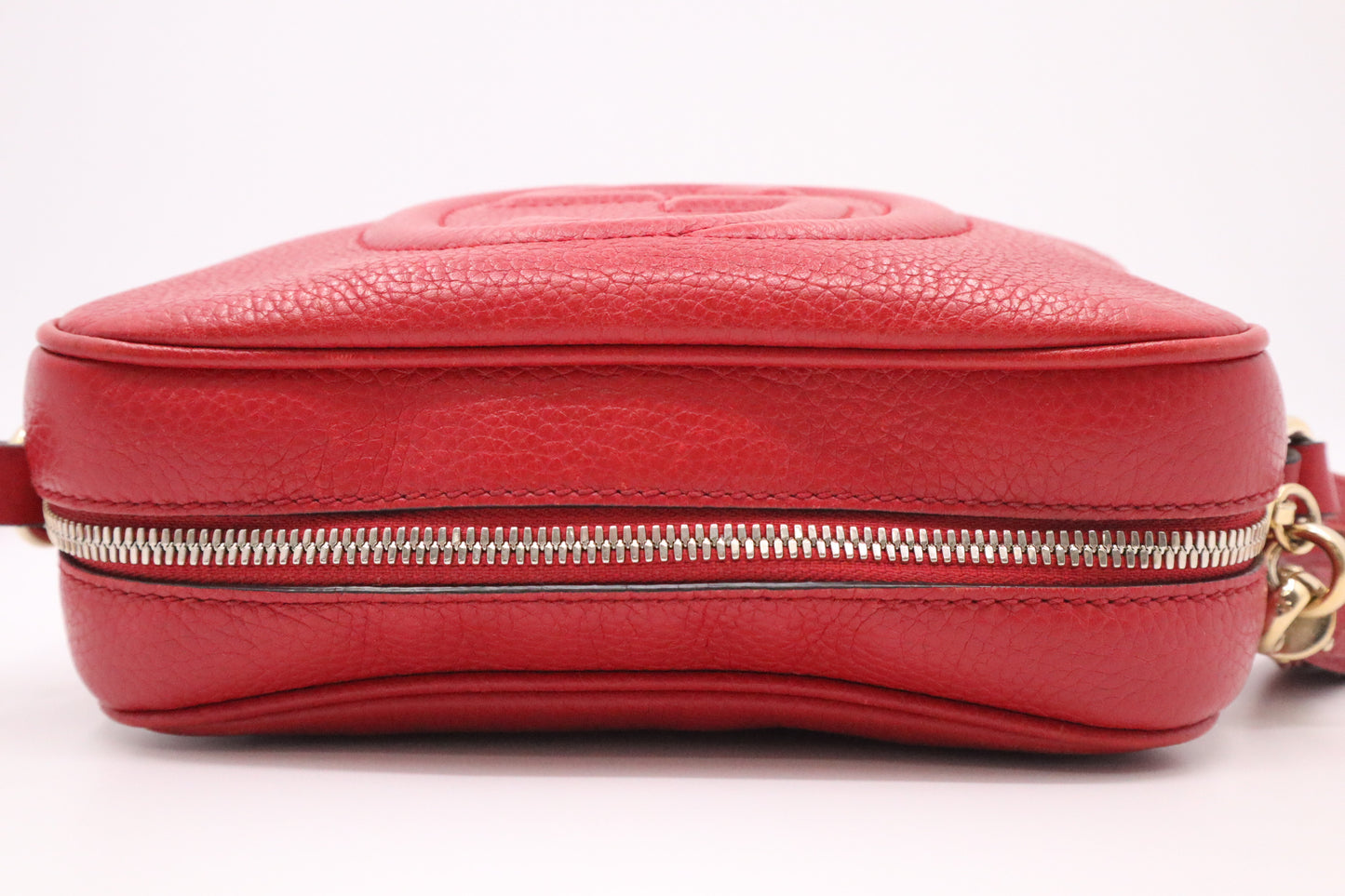 Gucci Soho Disco Crossbody Bag in Red Leather