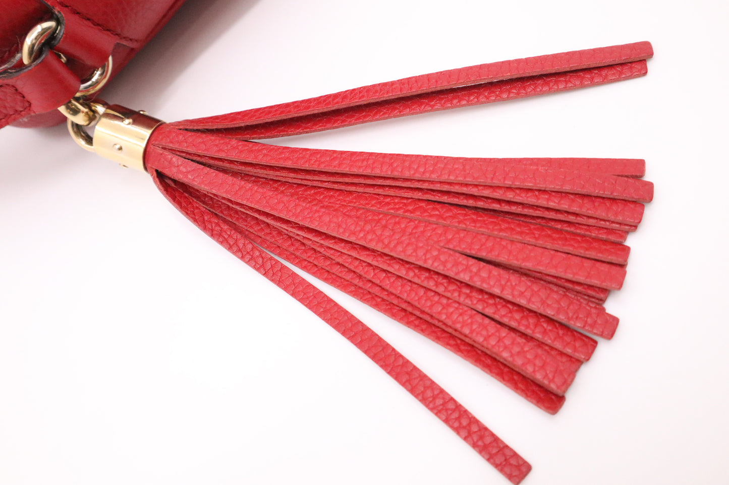 Gucci Soho Disco Crossbody Bag in Red Leather
