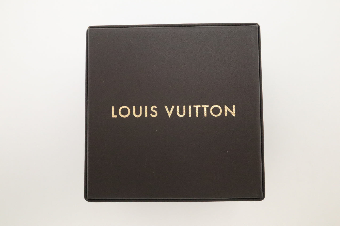 Louis Vuitton Jewelry Box in Brown Leather
