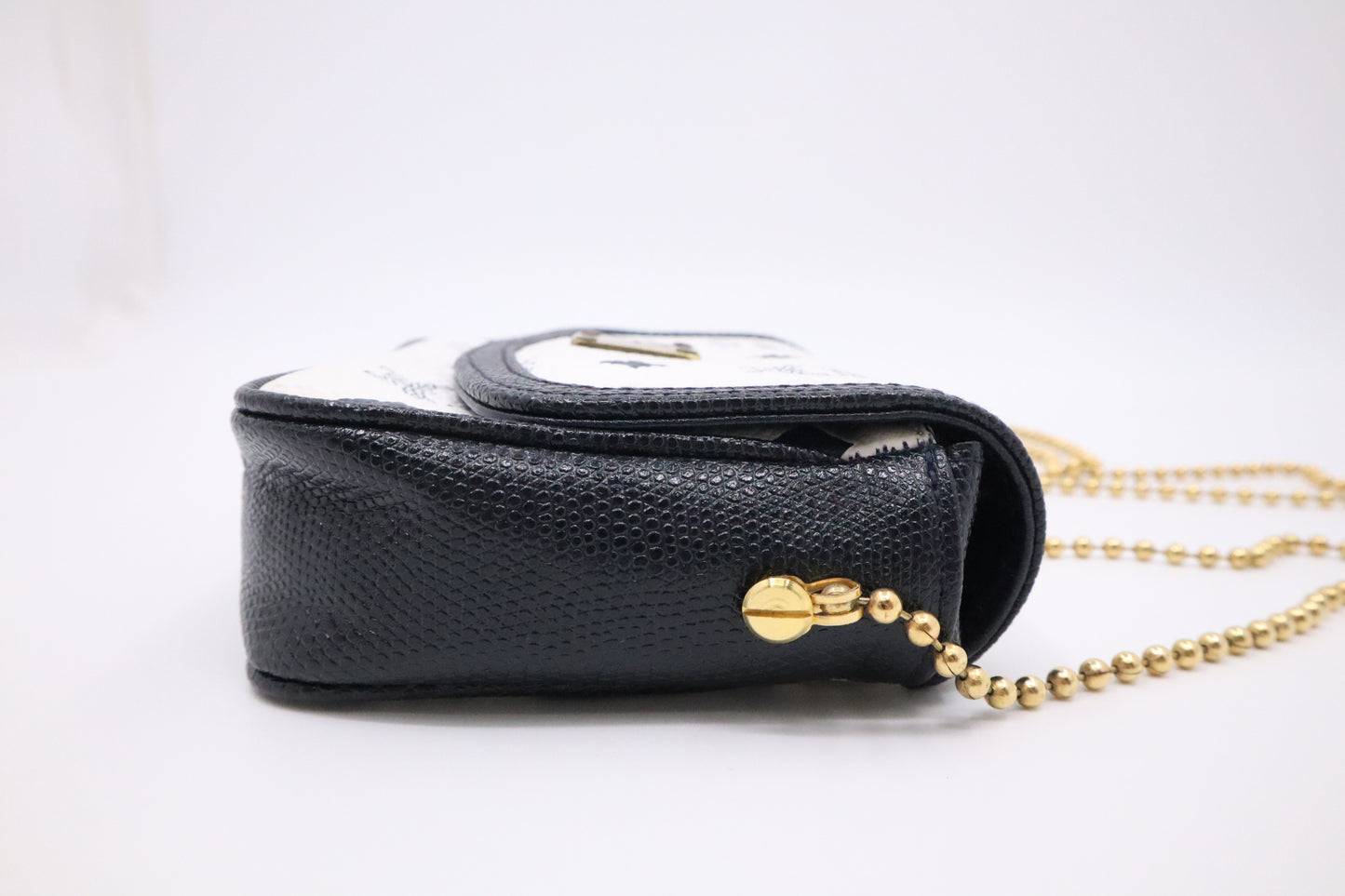 MCM Mini Crossbody Bag in White Visetos Canvas