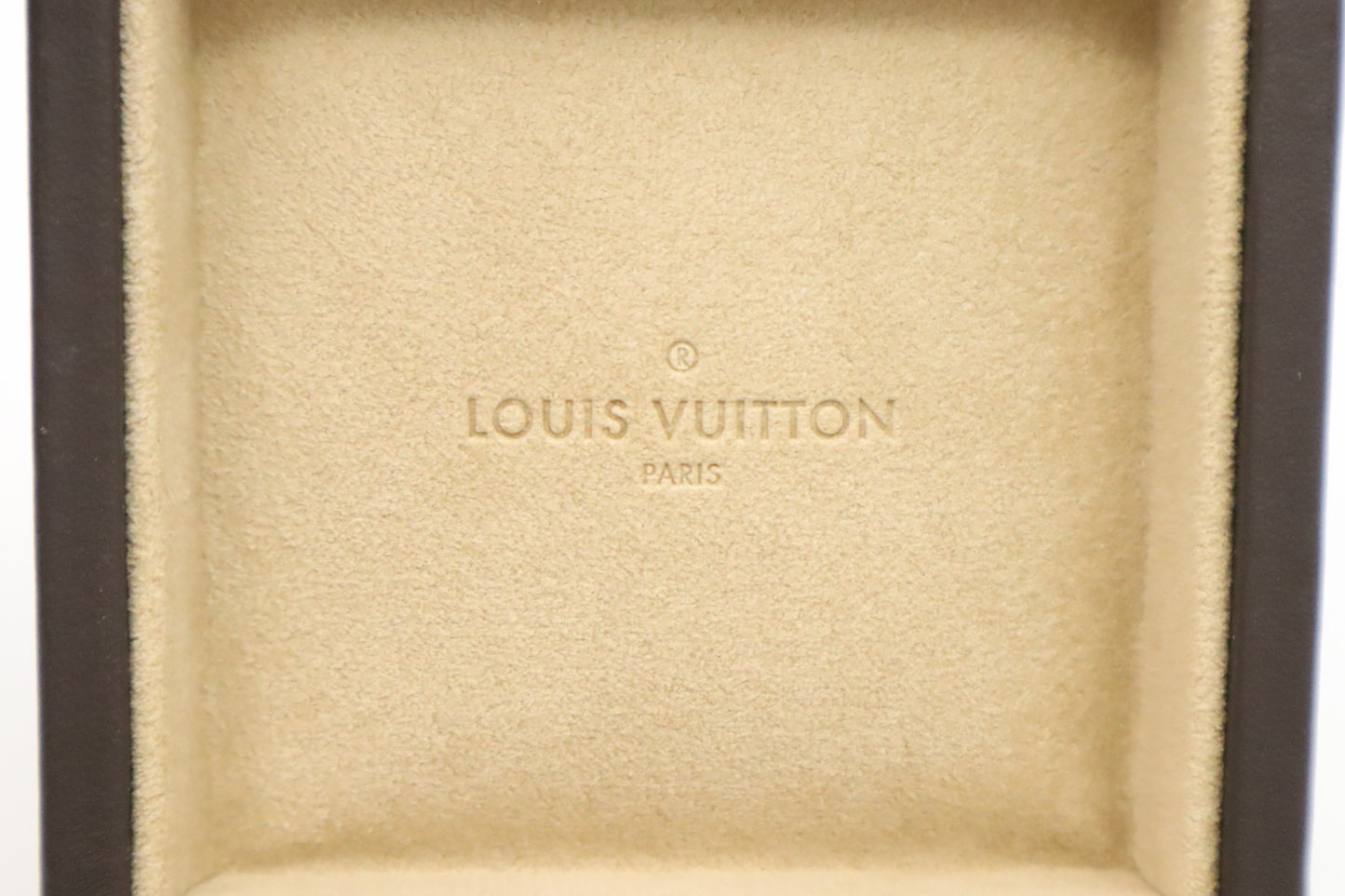 Louis Vuitton Jewelry Box in Brown Leather