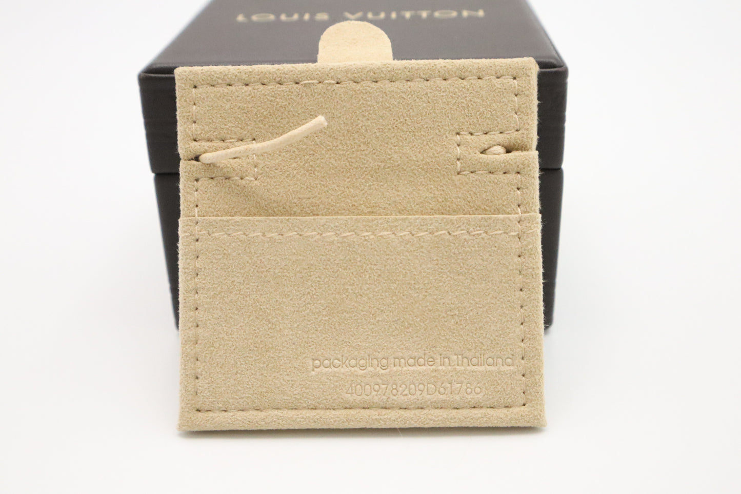 Louis Vuitton Jewelry Box in Brown Leather