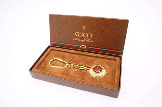 Gucci Accessory Collection Key Chain in Gold-toned Silver