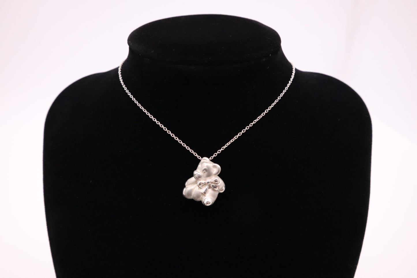 Tiffany & Co. Teddy Bear Necklace in Sterling Silver