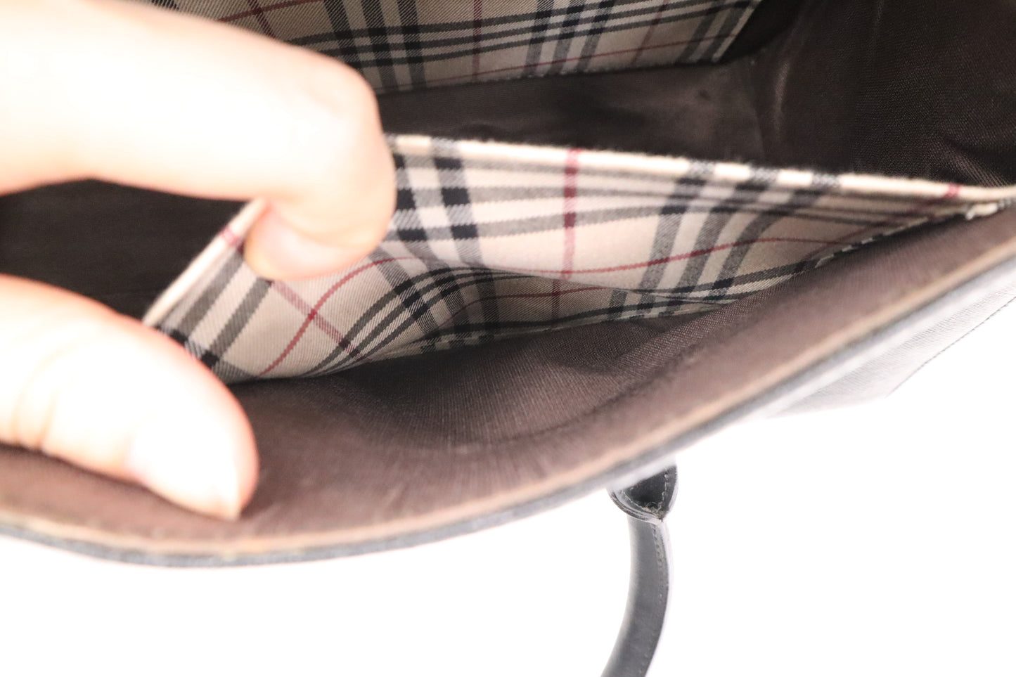 Burberry Handbag in Black Leather