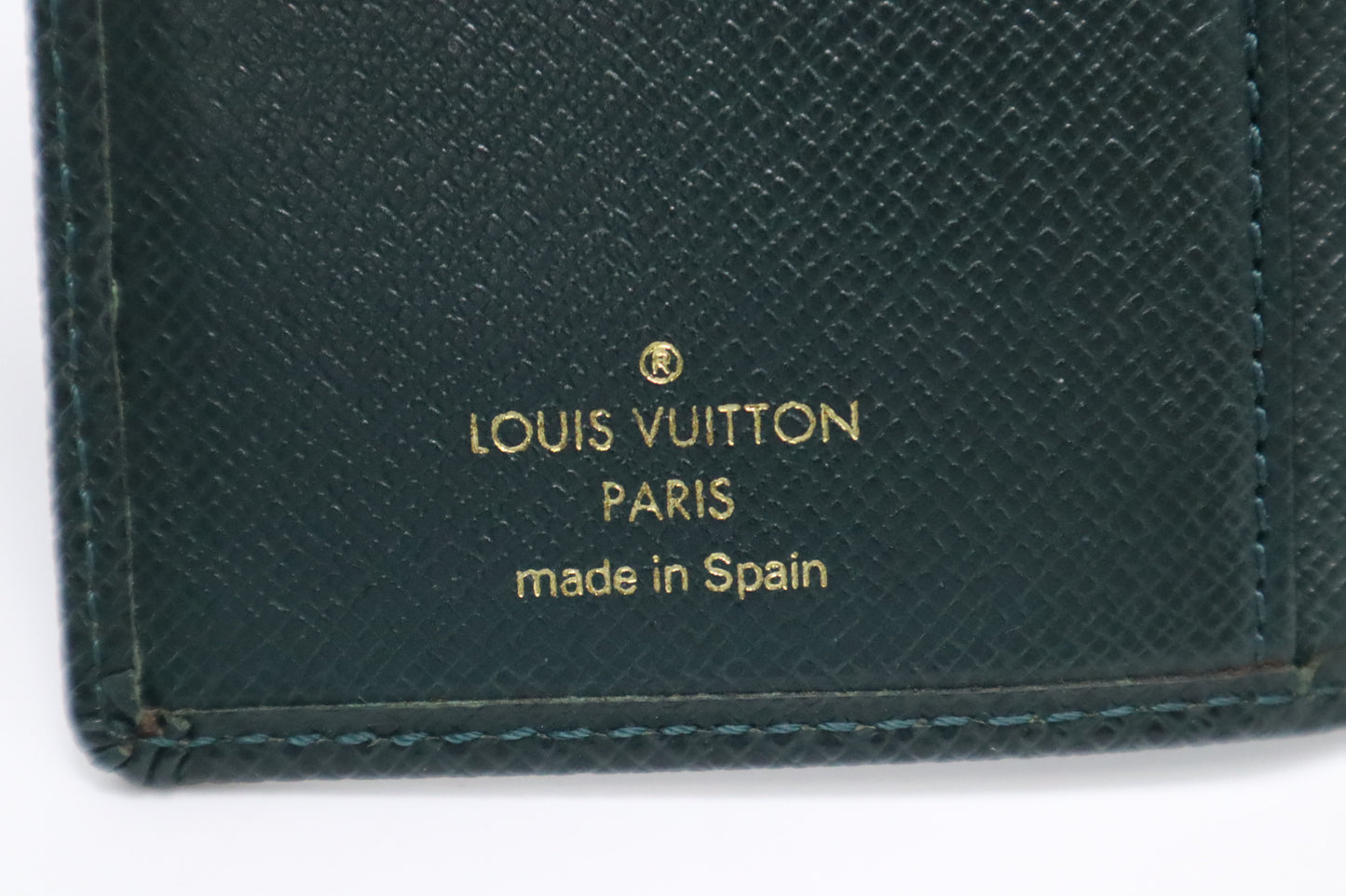 Louis Vuitton Agenda PM in Green Taiga Leather