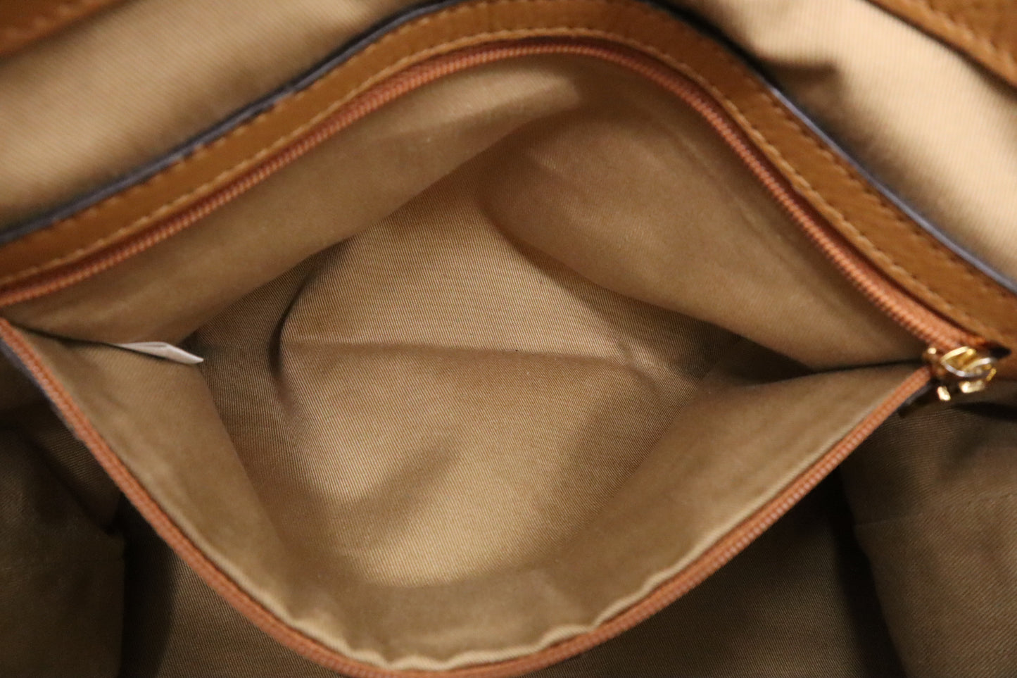 MCM Shoulder Bag in Cognac Visetos Canvas