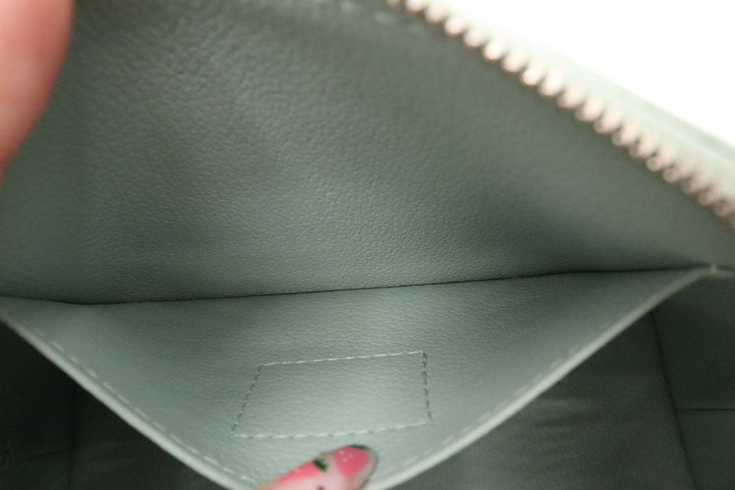 Louis Vuitton Pochette Cosmetic in Electric Amande Epi Leather