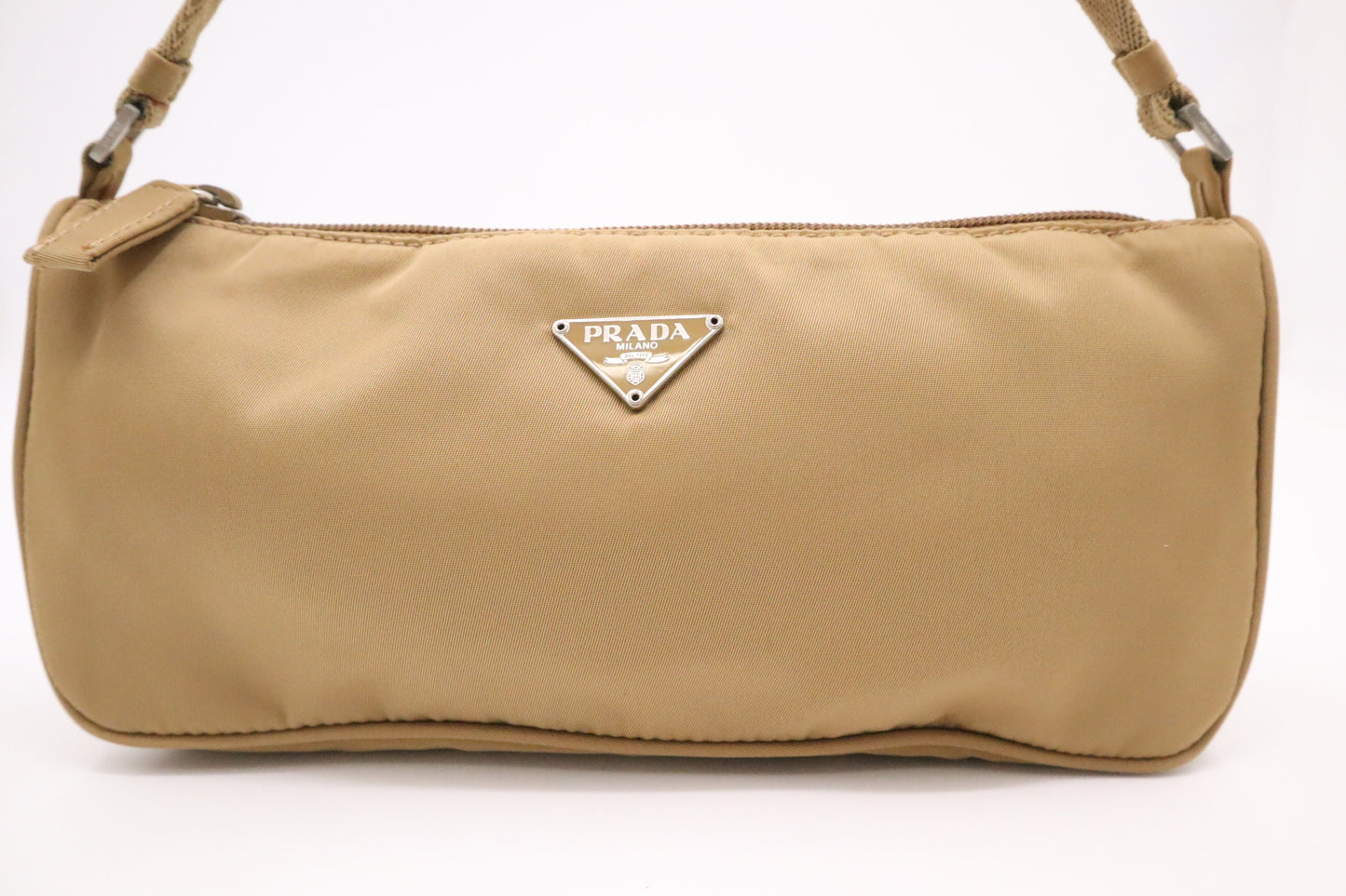 Prada Handbag in Beige Nylon