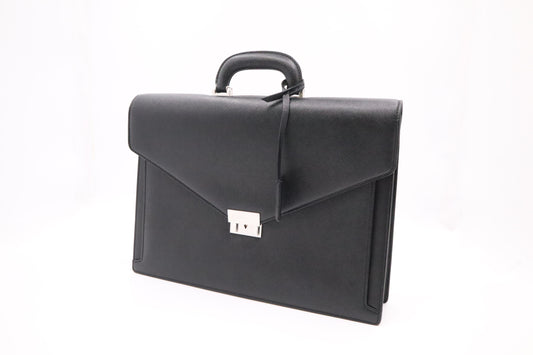 Burberry Briefcase in Black Leather