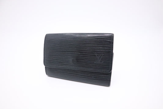 Louis Vuitton 6 Key Case in Black Epi Leather