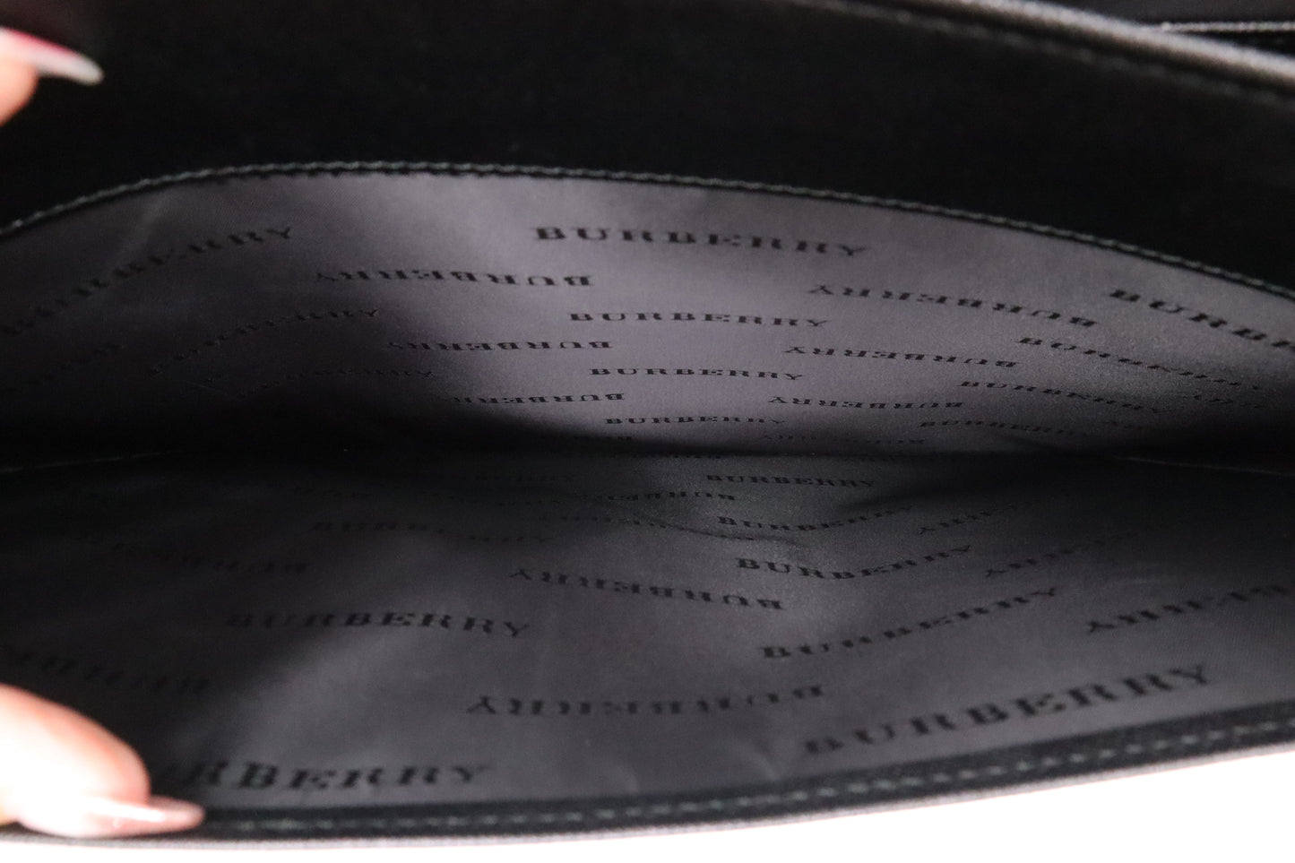 Burberry Briefcase in Black Leather
