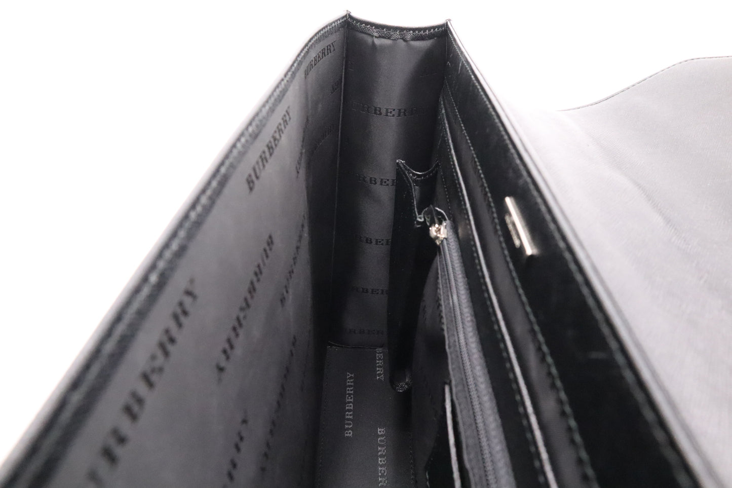 Burberry Briefcase in Black Leather