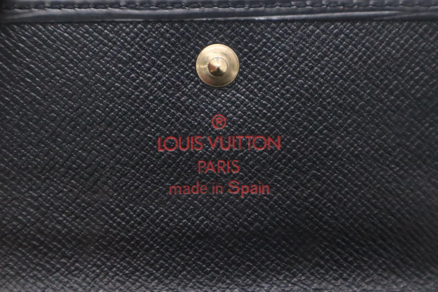 Louis Vuitton 6 Key Case in Black Epi Leather