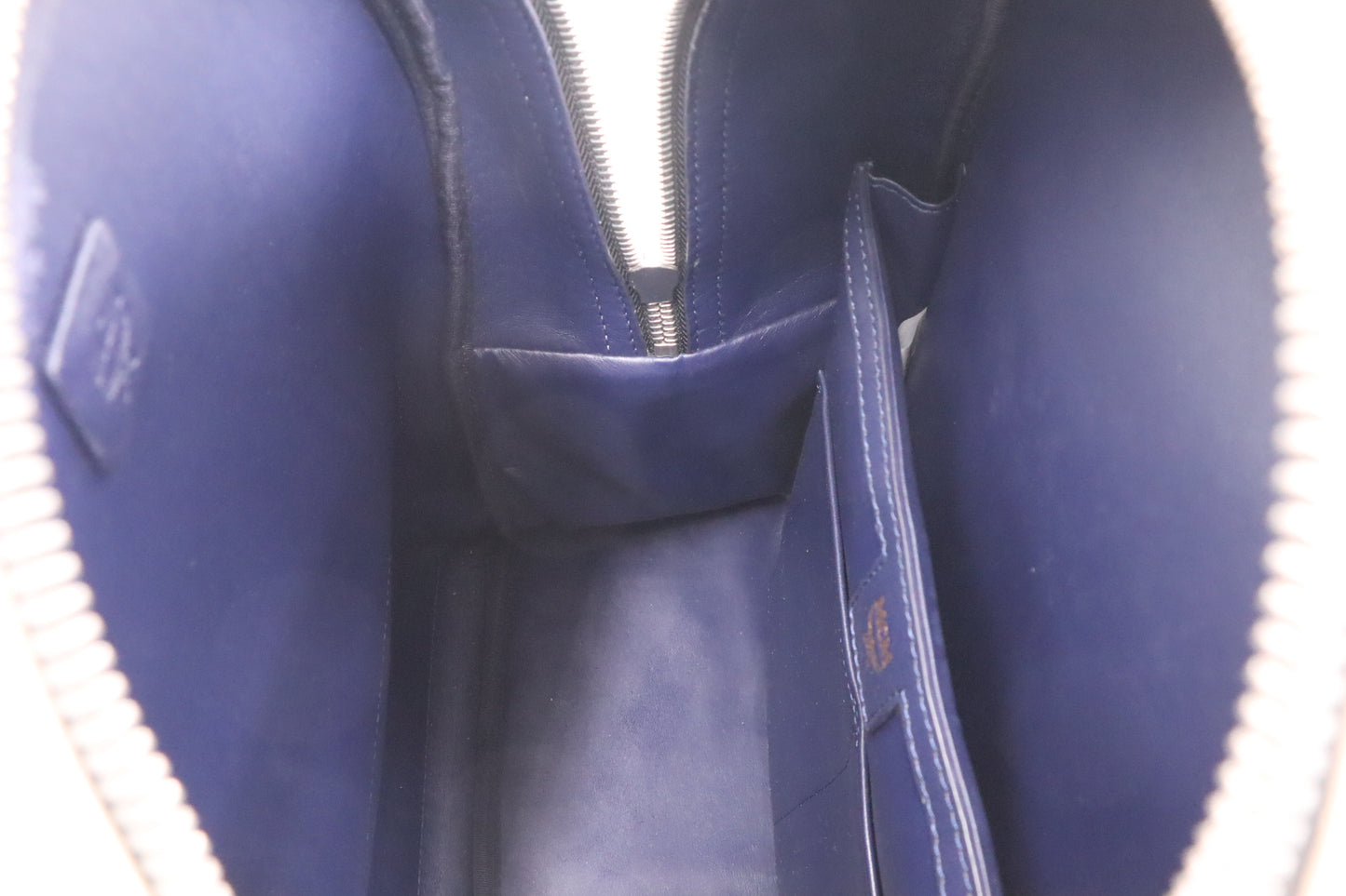 MCM Backpack in White Visetos Canvas