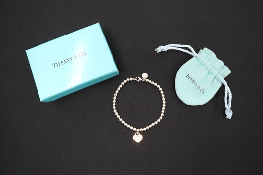 Tiffany & Co. Heart Tag Bead Bracelet