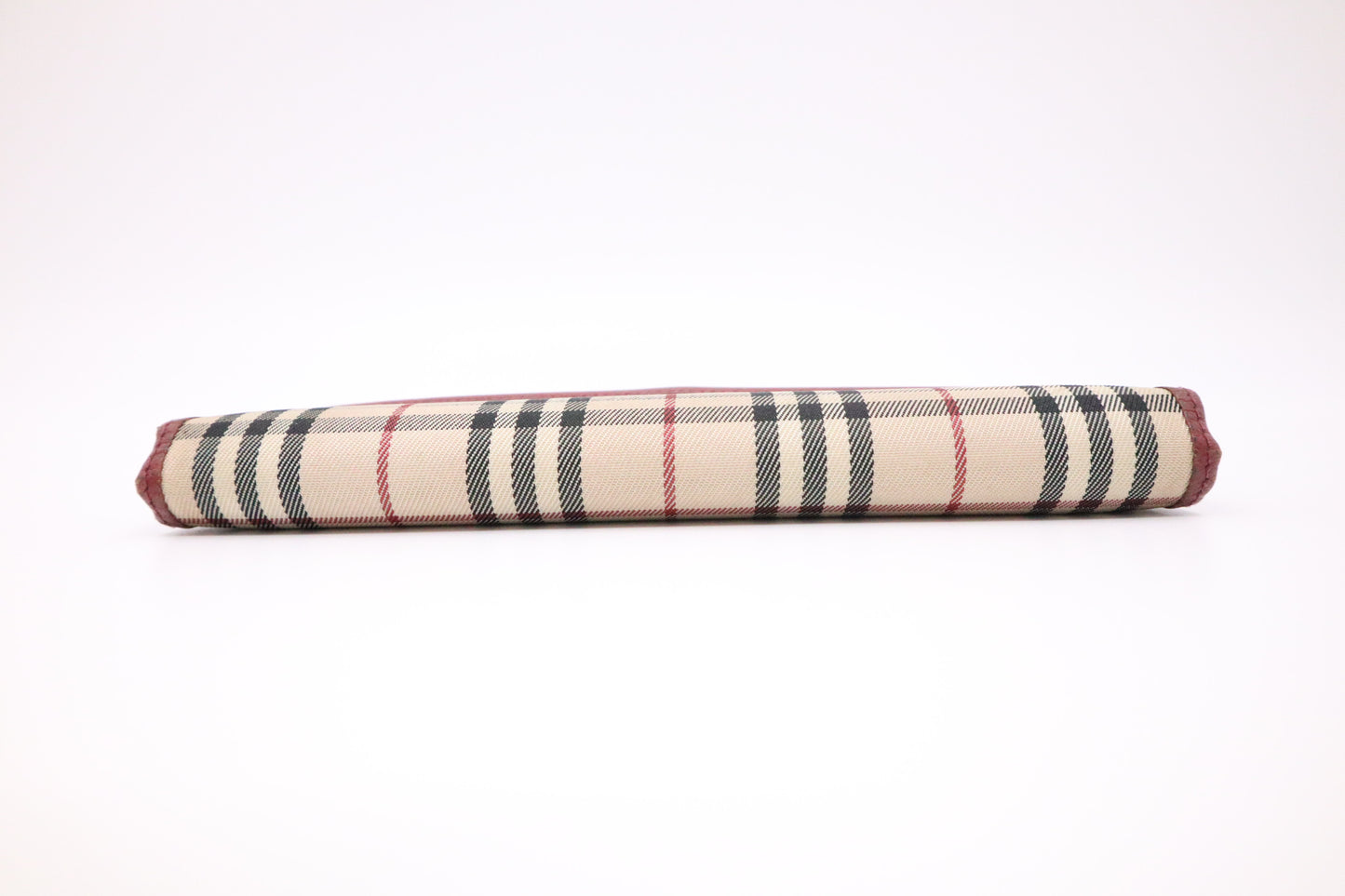 Burberry Bifold Long Wallet in Nova Check Canvas