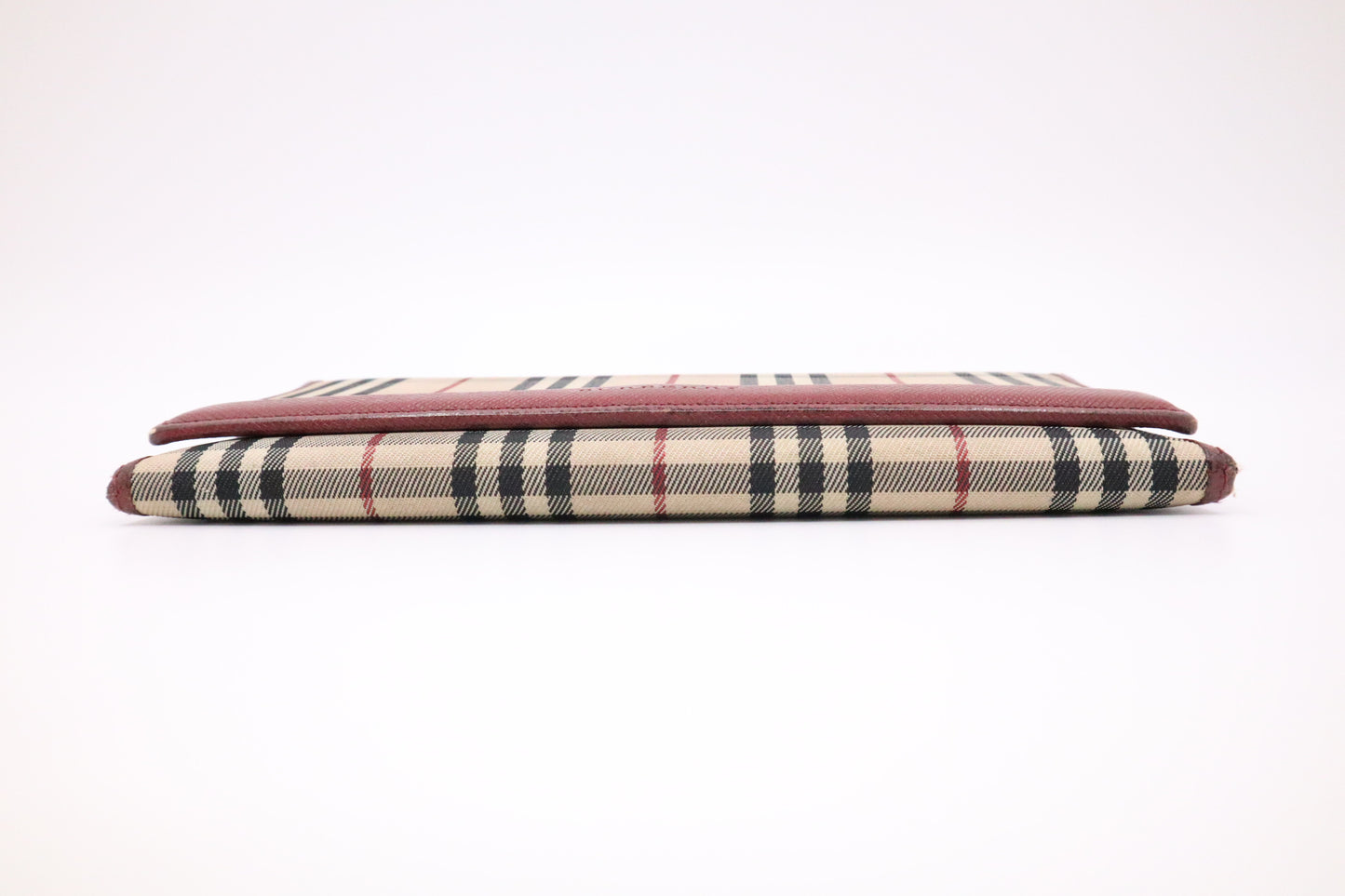 Burberry Bifold Long Wallet in Nova Check Canvas