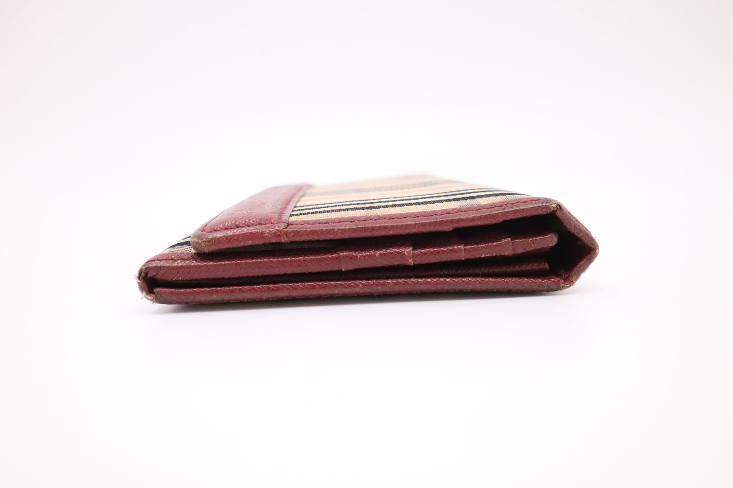 Burberry Bifold Long Wallet in Nova Check Canvas