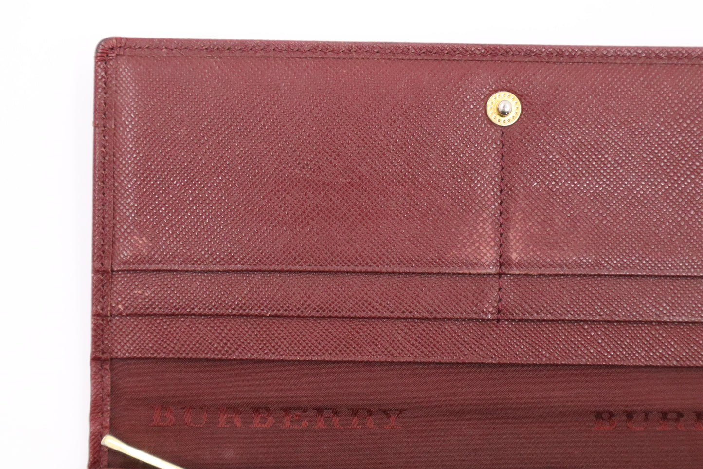 Burberry Bifold Long Wallet in Nova Check Canvas