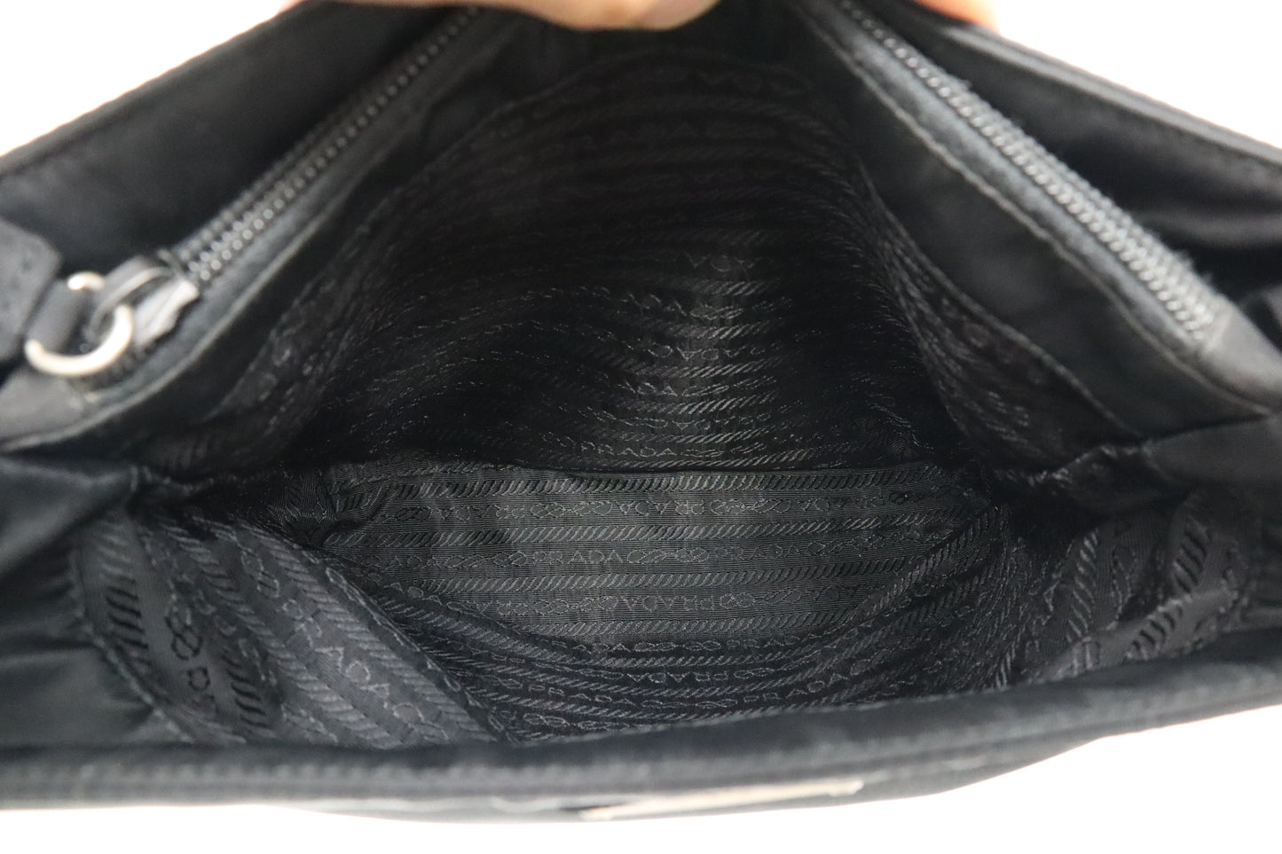 Prada Handbag in Black Nylon