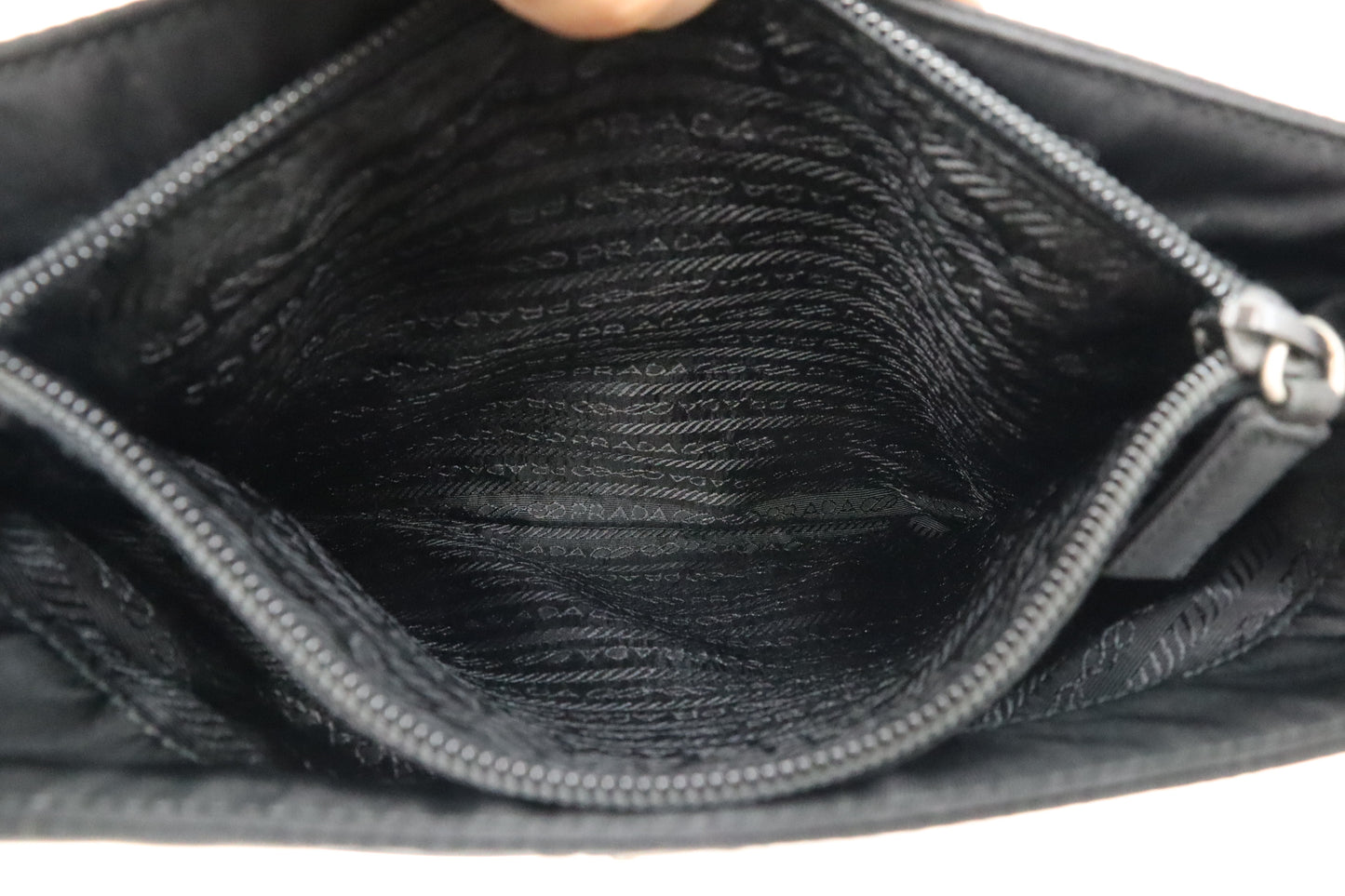 Prada Handbag in Black Nylon
