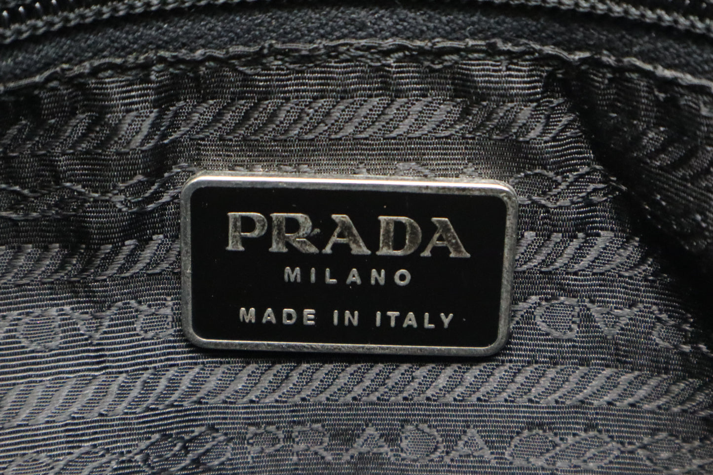 Prada Handbag in Black Nylon