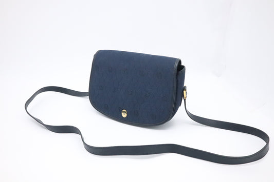 Dior Crossbody in Blue Honeycomb Canvas
