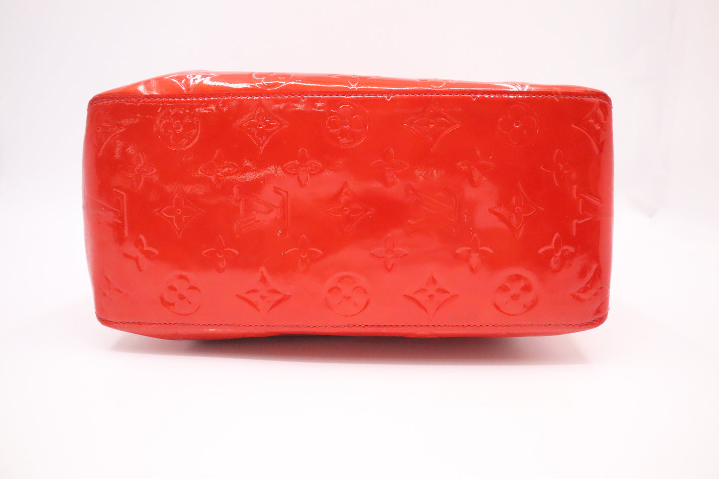 Louis Vuitton Reade MM in Orange Sunset Vernis Leather