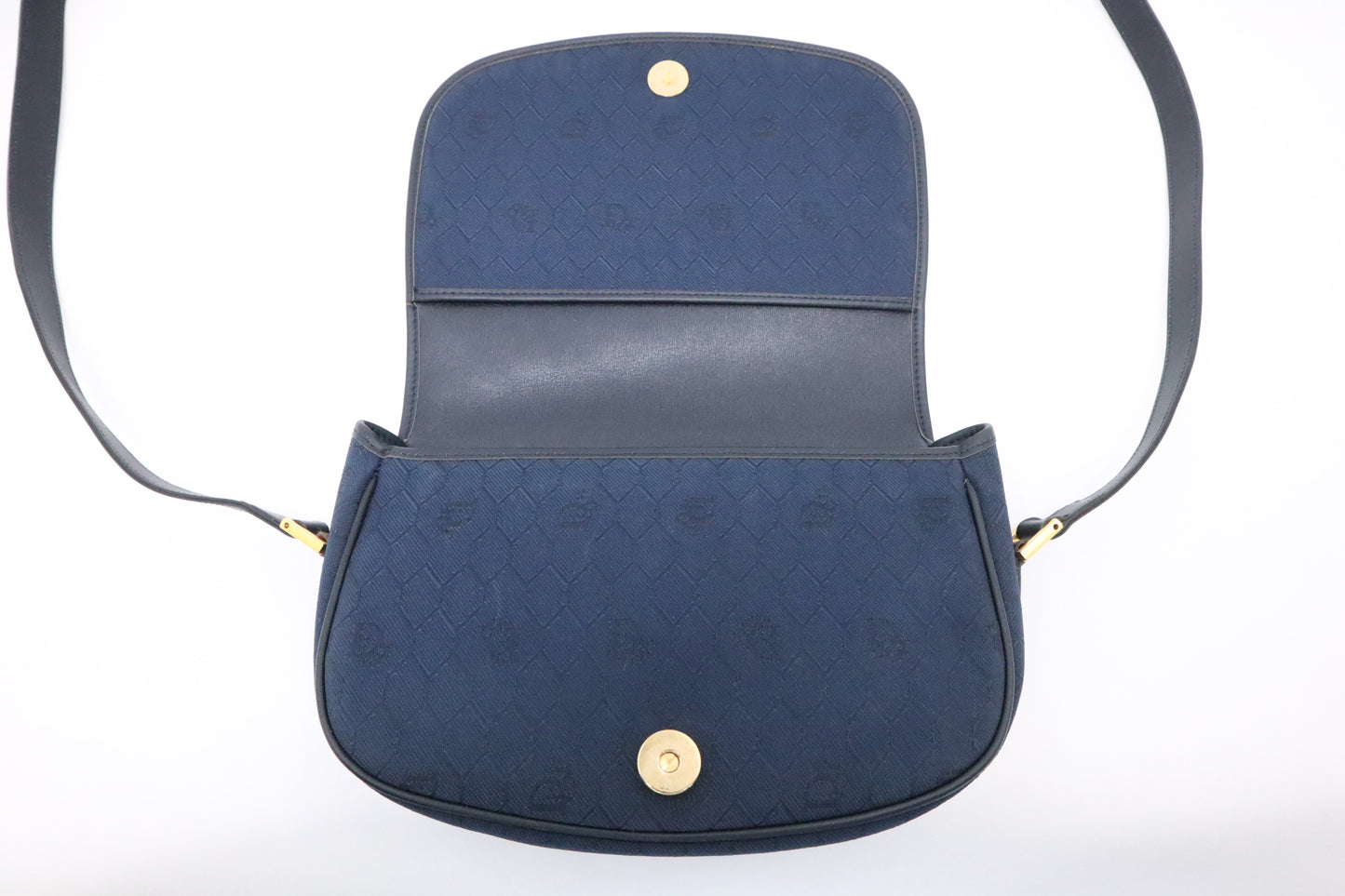 Dior Crossbody in Blue Honeycomb Canvas