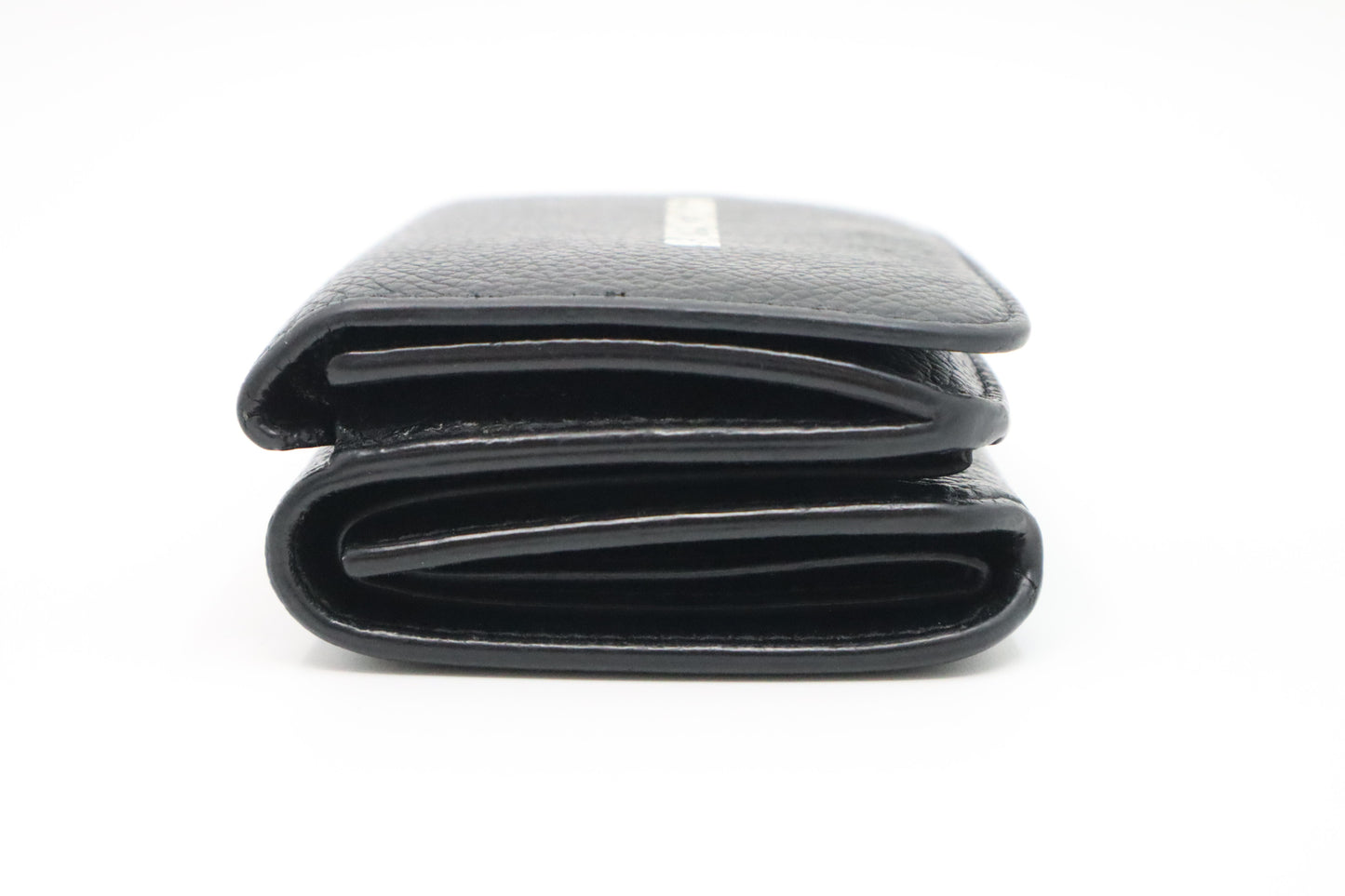 Balenciaga Compact Wallet in Black Leather