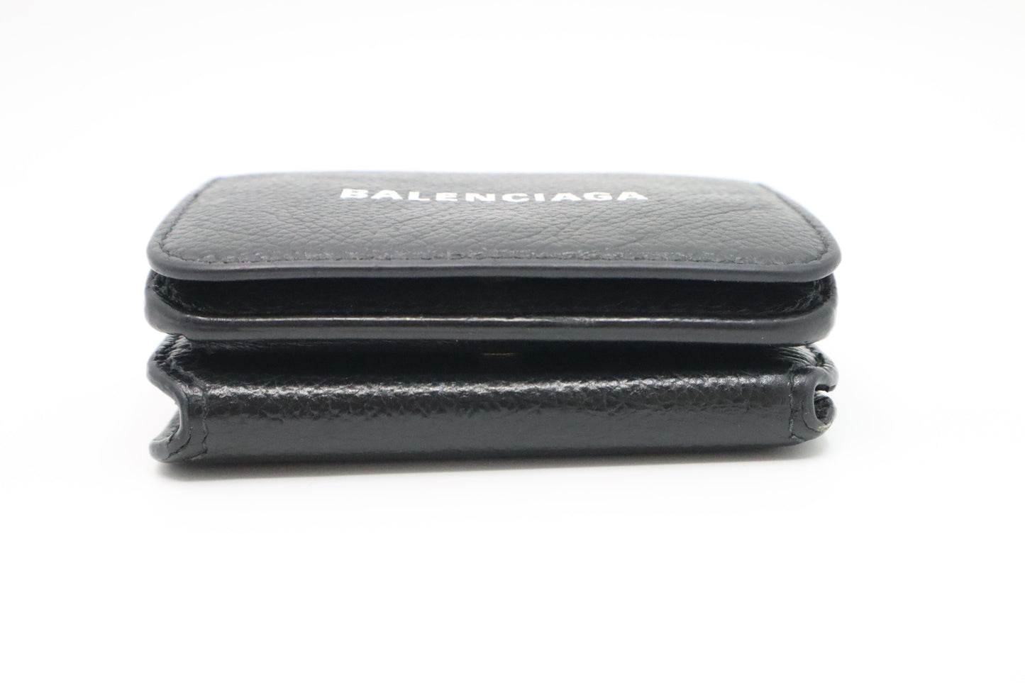 Balenciaga Compact Wallet in Black Leather