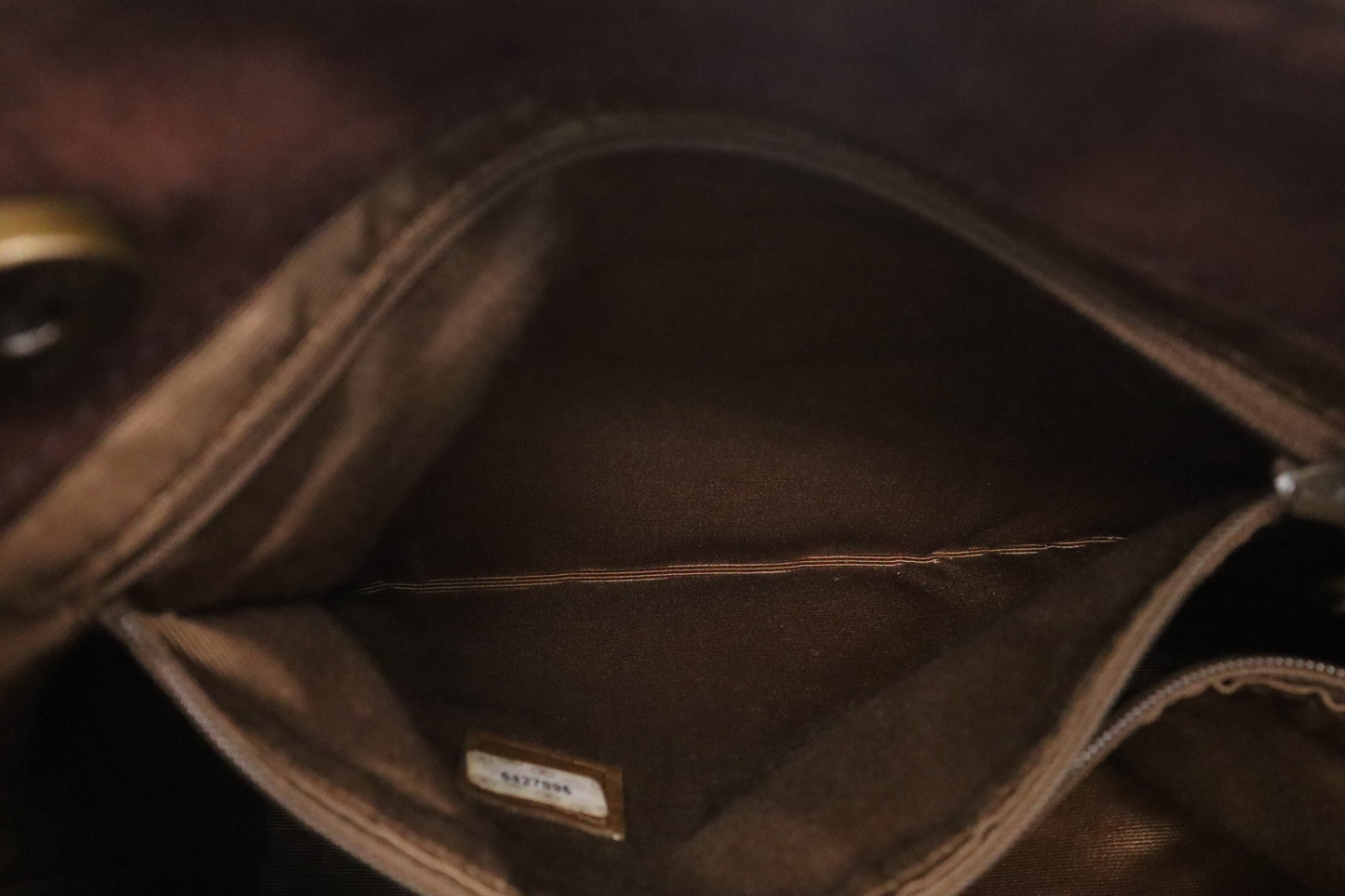 Chanel Tote Bag in Brown Suede Leather