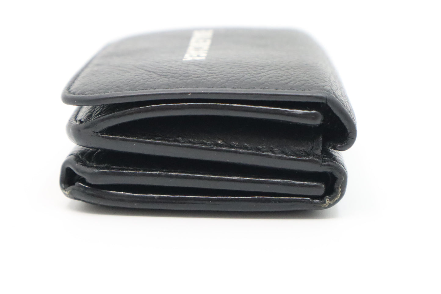 Balenciaga Compact Wallet in Black Leather