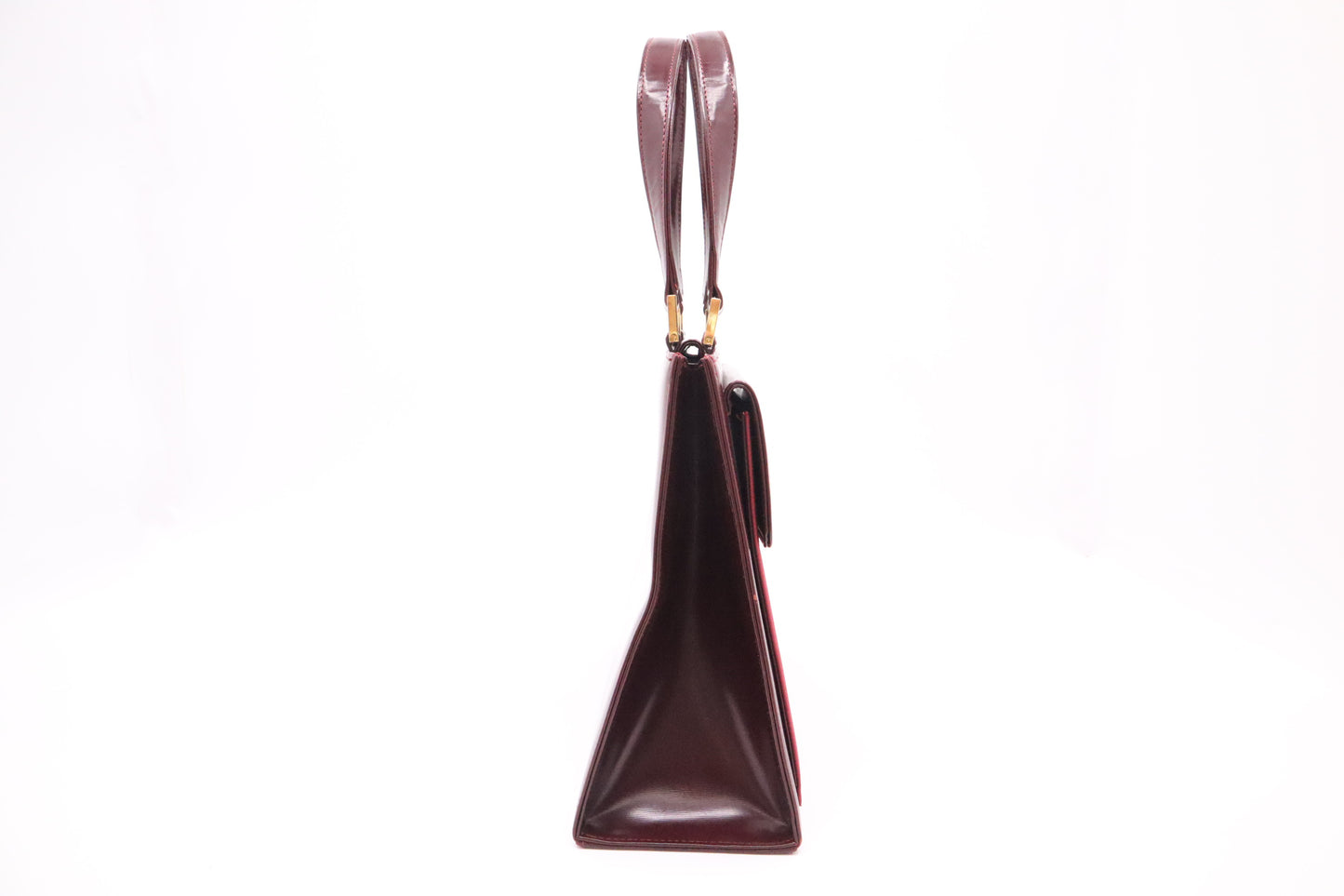 YSL Saint Laurent Handbag in Burgundy Leather