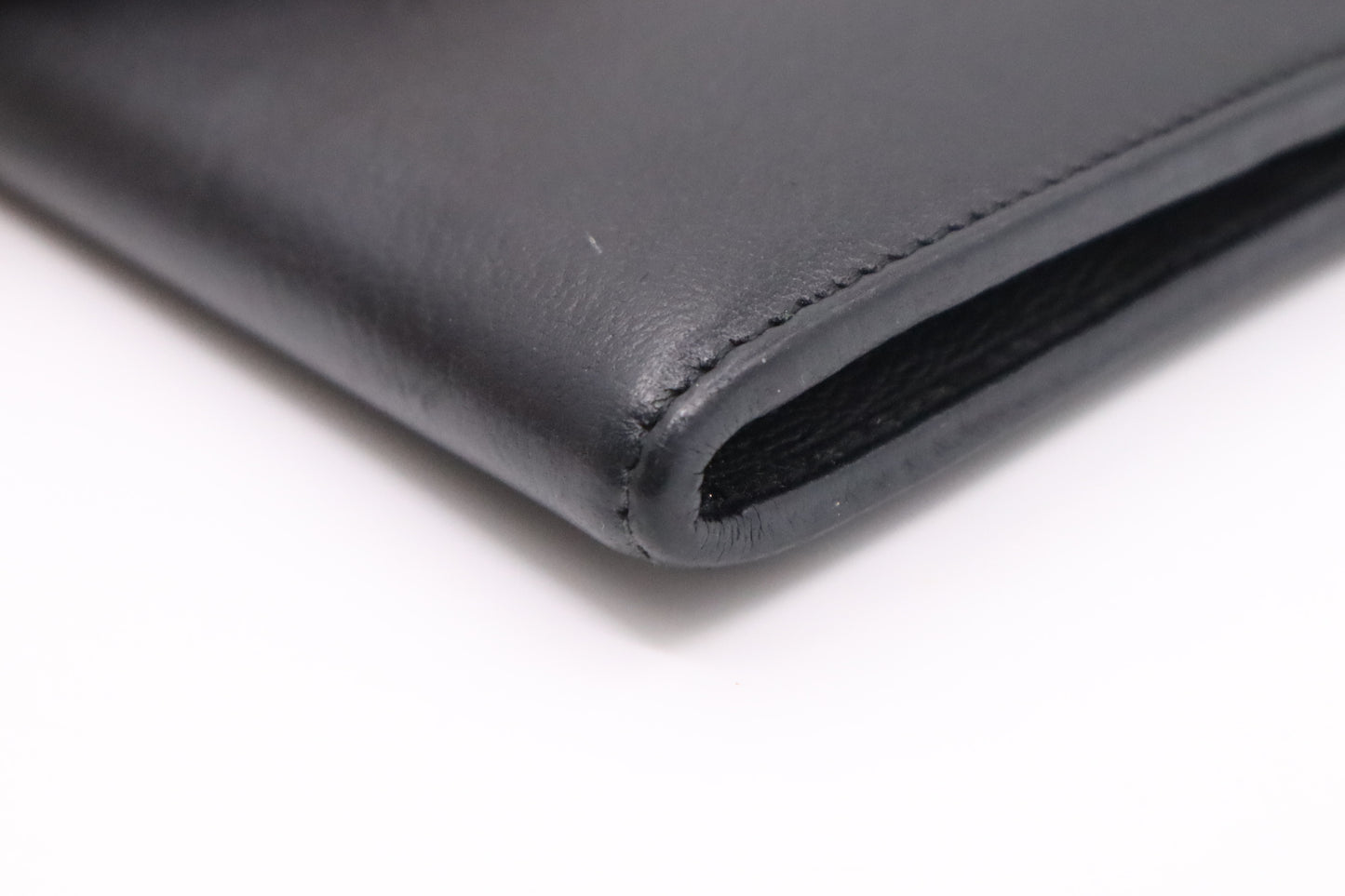YSL Saint Laurent Long Wallet in Black Leather