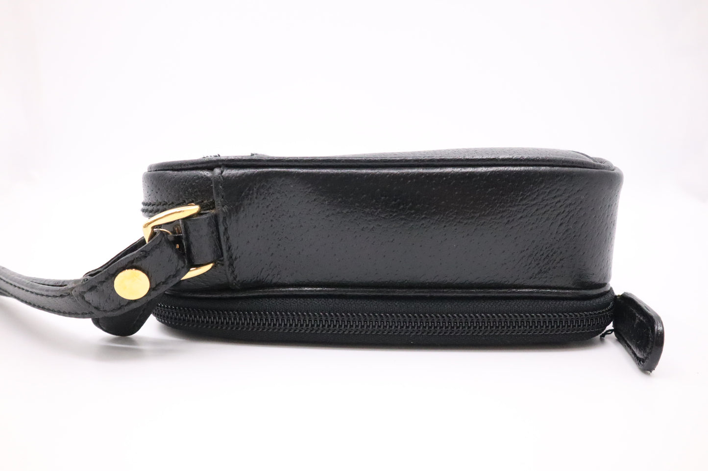 Gucci Wrist Pouch in Black Leather