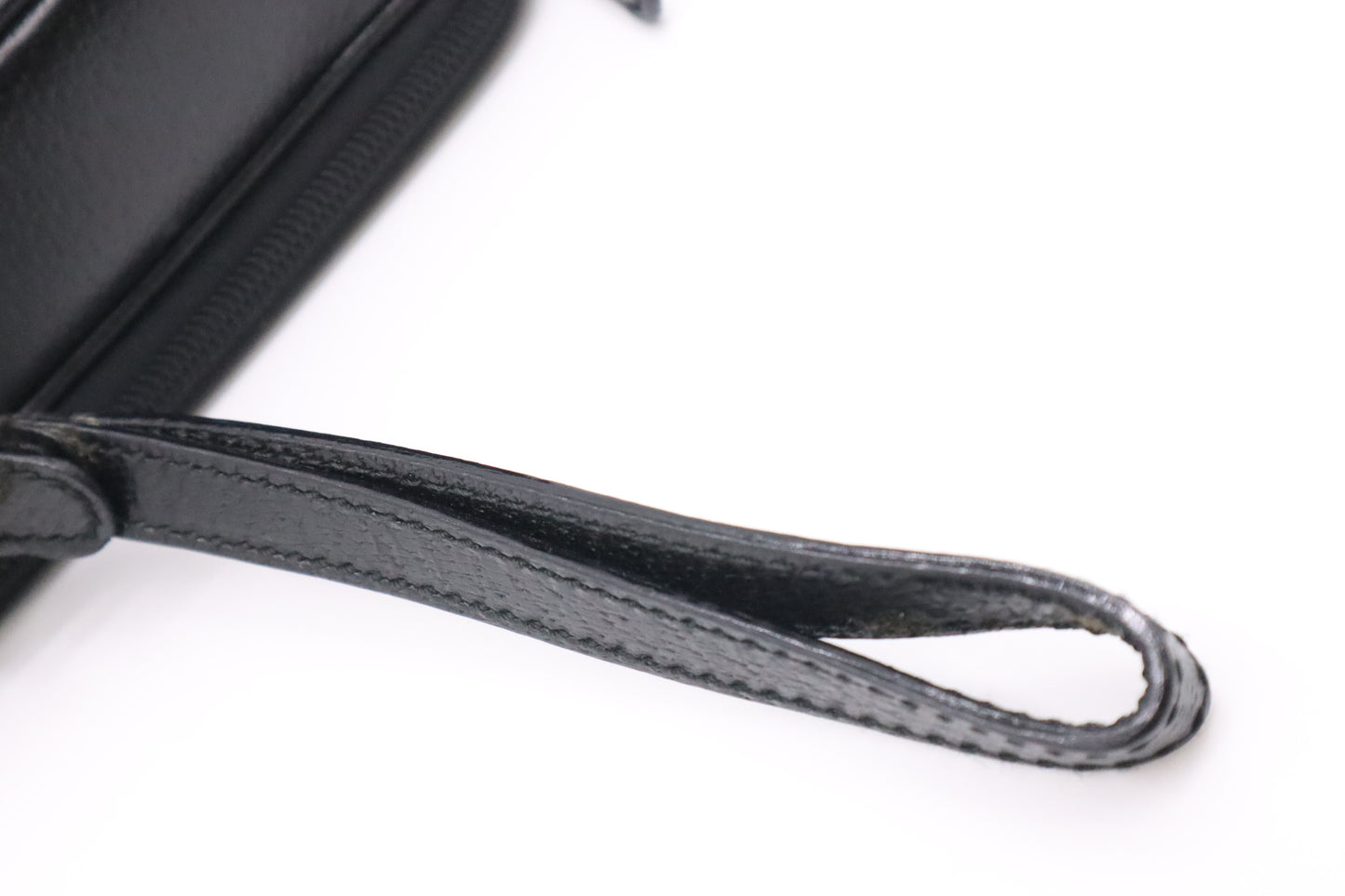 Gucci Wrist Pouch in Black Leather