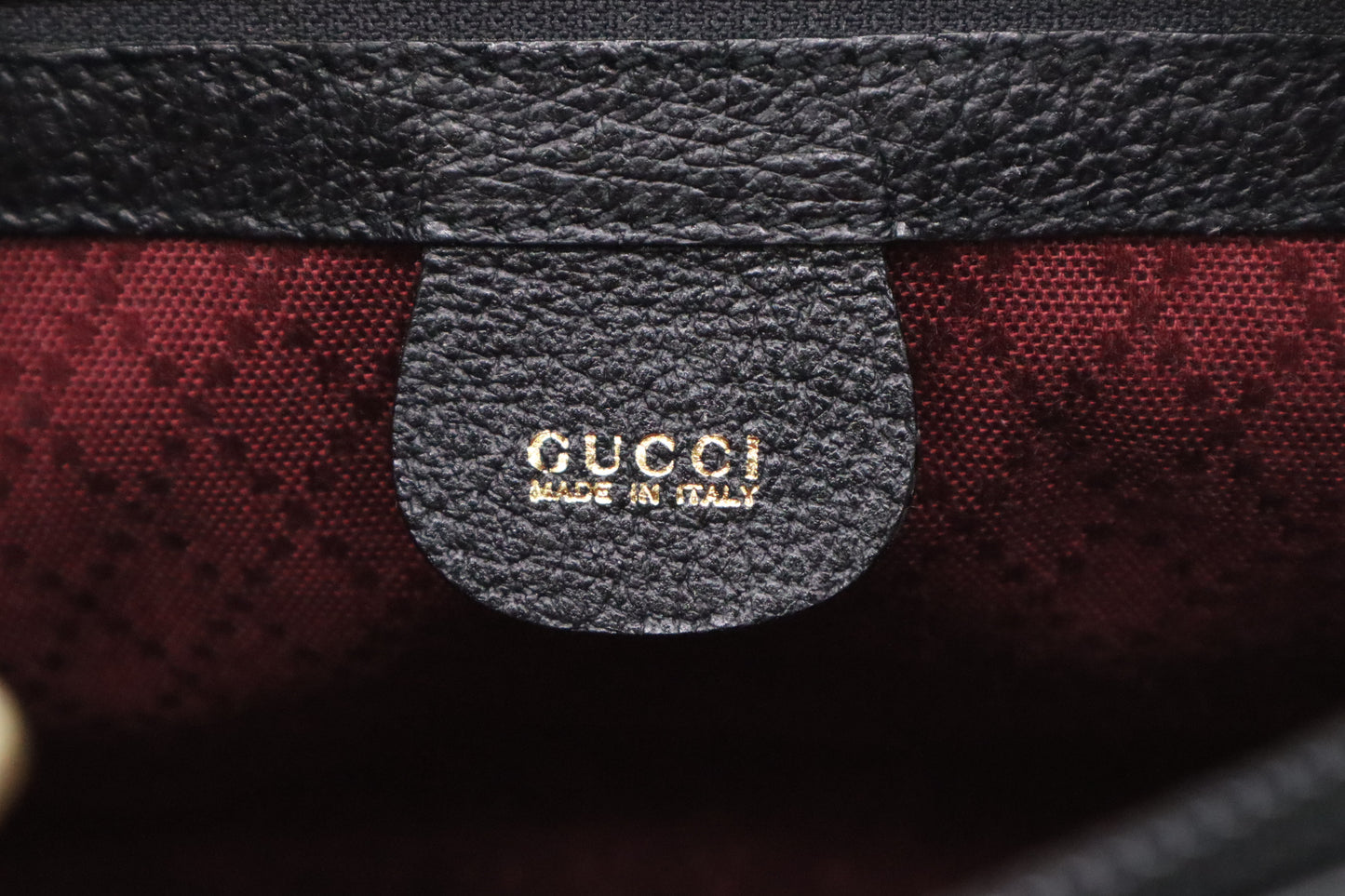 Gucci Wrist Pouch in Black Leather