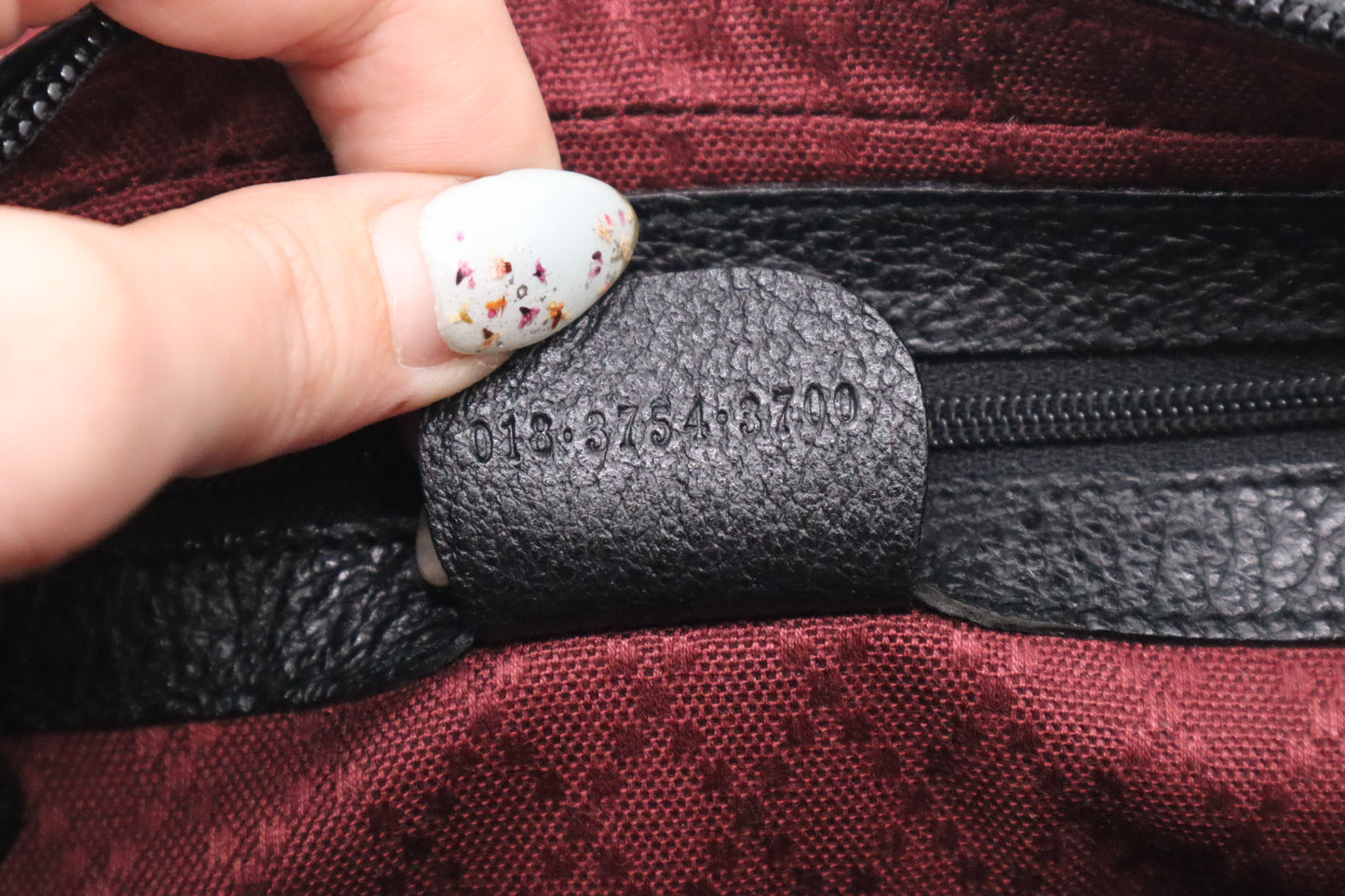 Gucci Wrist Pouch in Black Leather