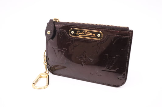Louis Vuitton Cles NM in Amarante Vernis Leather