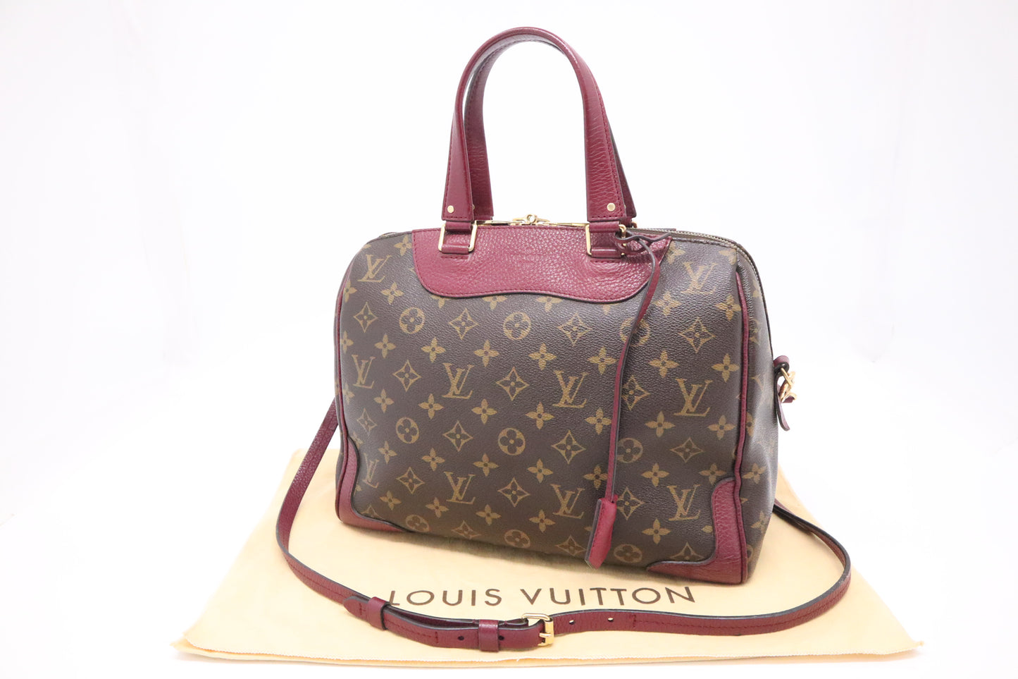 Louis Vuitton Retiro NM in Monogram Canvas and Aurore Leather