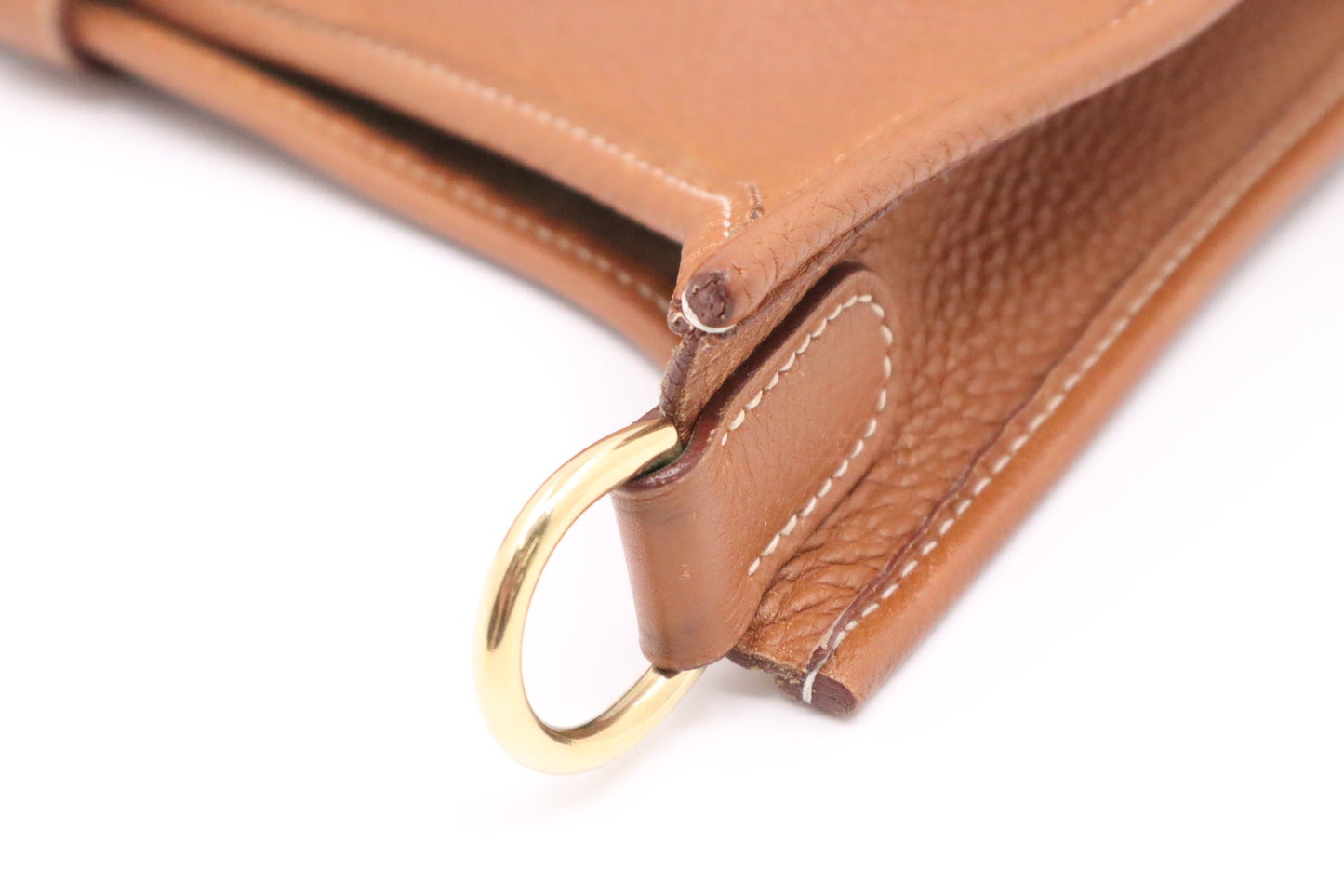 Hermes Evelyne GM in Brown Clemence Leather